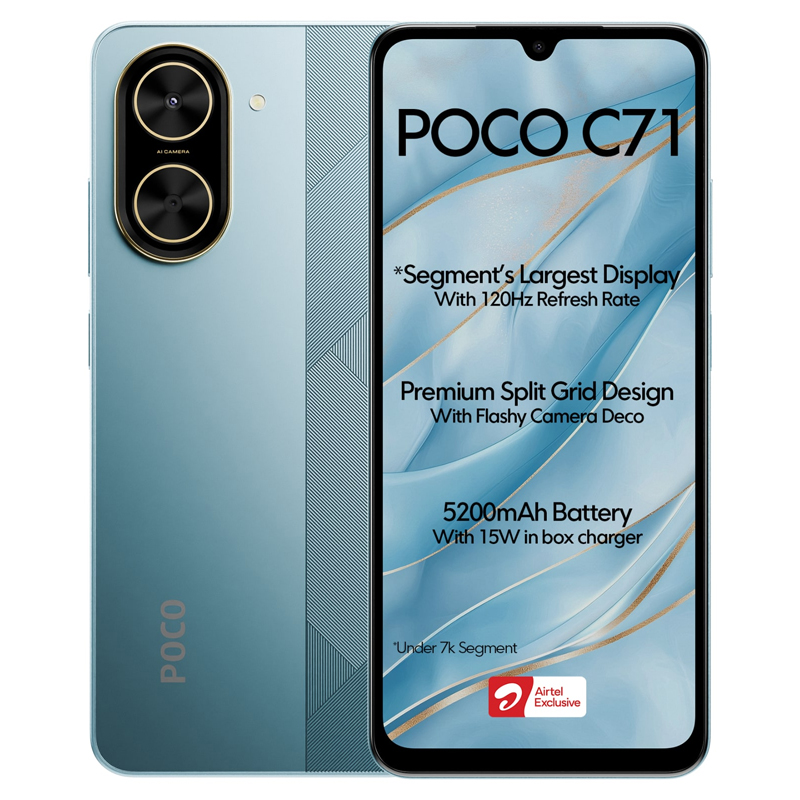 گوشی شیائومی پوکو C71 ظرفیت 64GB رم 4GB