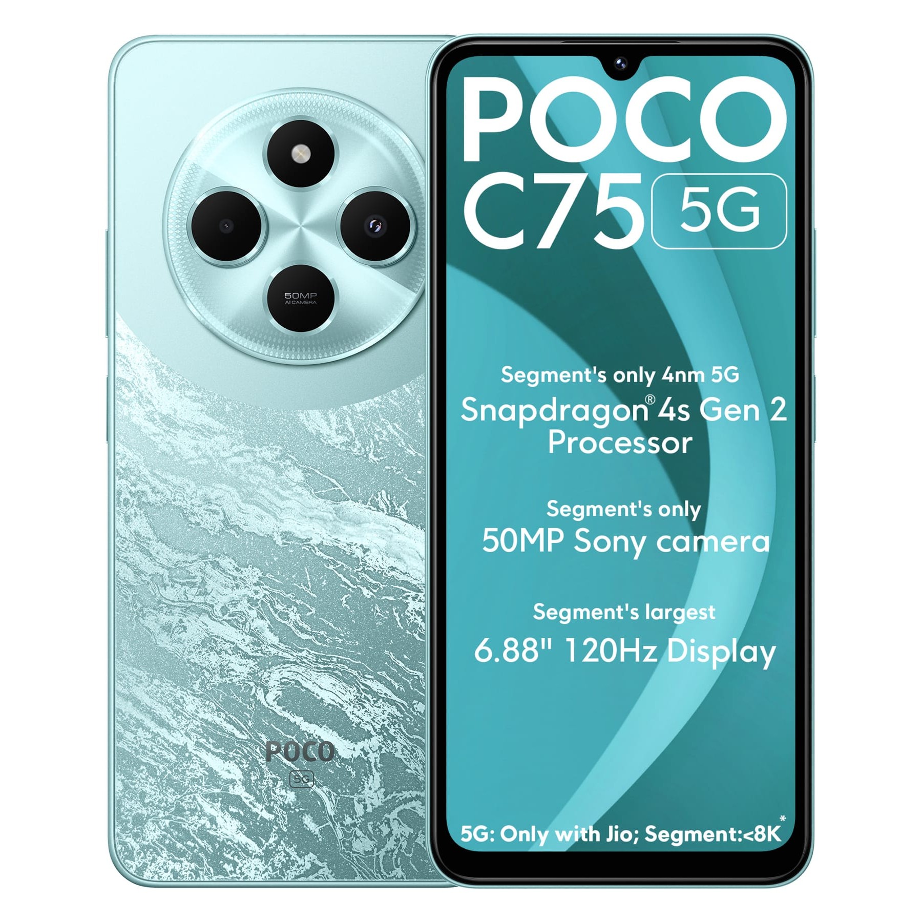 گوشی شیائومی پوکو C75 5G ظرفیت 64GB رم 4GB