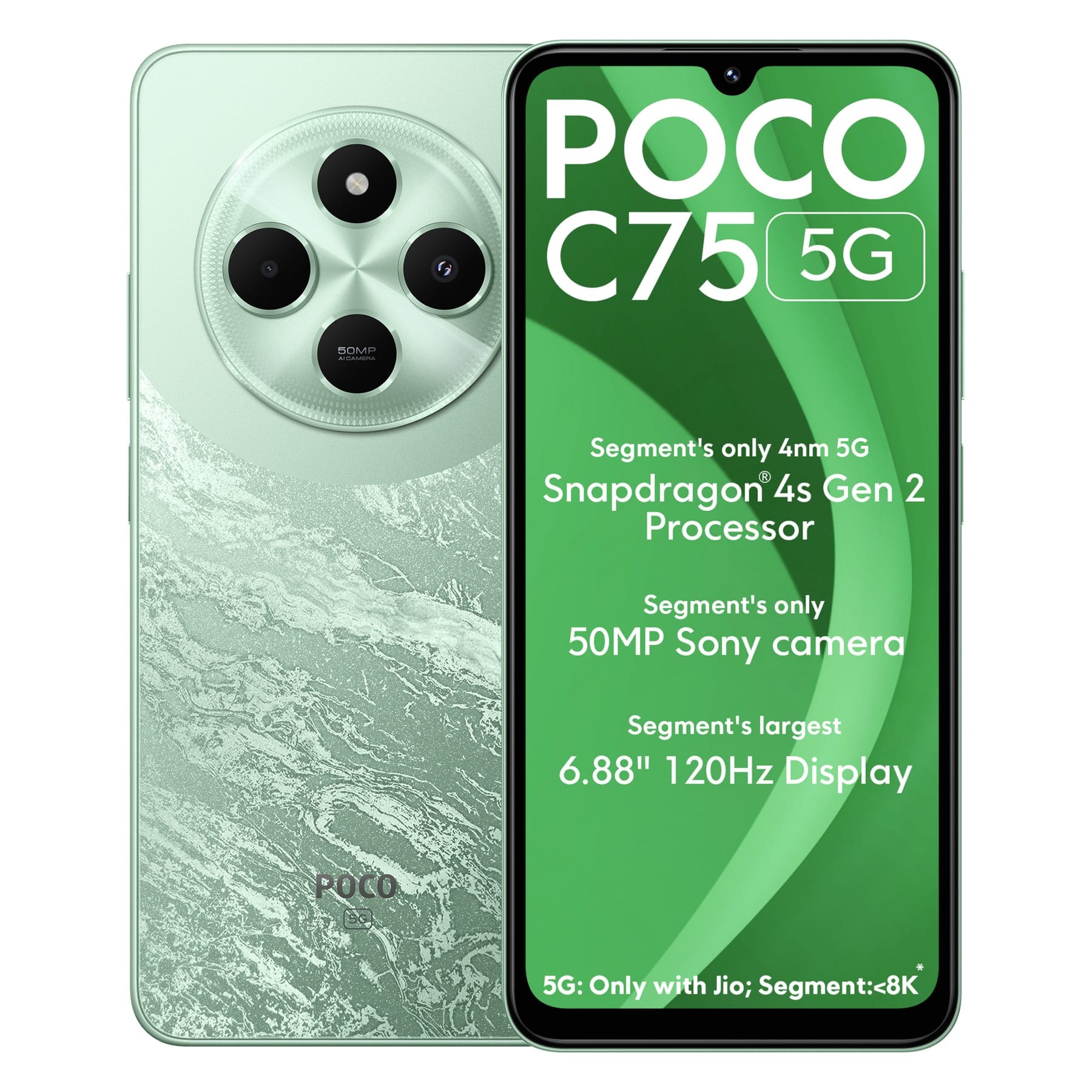 گوشی شیائومی پوکو C75 5G ظرفیت 64GB رم 4GB