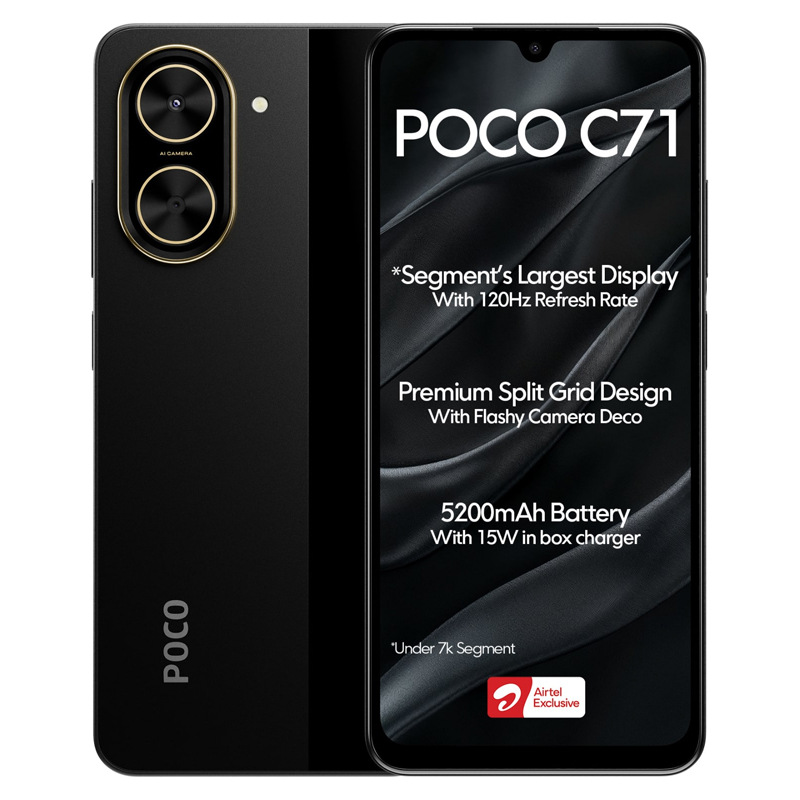گوشی شیائومی پوکو C71 ظرفیت 128GB رم 6GB